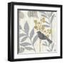 Garden Leaves Square IV-Hugo Wild-Framed Art Print