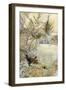 Garden, Loki Winter 1914-Charles Robinson-Framed Art Print
