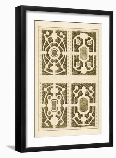 Garden Maze II-Blondel-Framed Art Print