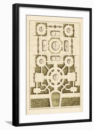 Garden Maze III-Blondel-Framed Art Print