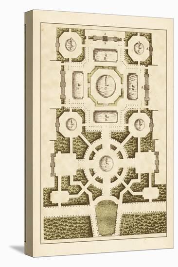 Garden Maze III-Blondel-Stretched Canvas