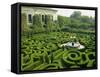 Garden Maze, Portugal, Europe-Westwater Nedra-Framed Stretched Canvas