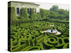 Garden Maze, Portugal, Europe-Westwater Nedra-Stretched Canvas