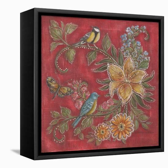 Garden Menagerie I-Kate McRostie-Framed Stretched Canvas