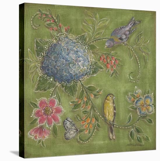 Garden Menagerie III-Kate McRostie-Stretched Canvas