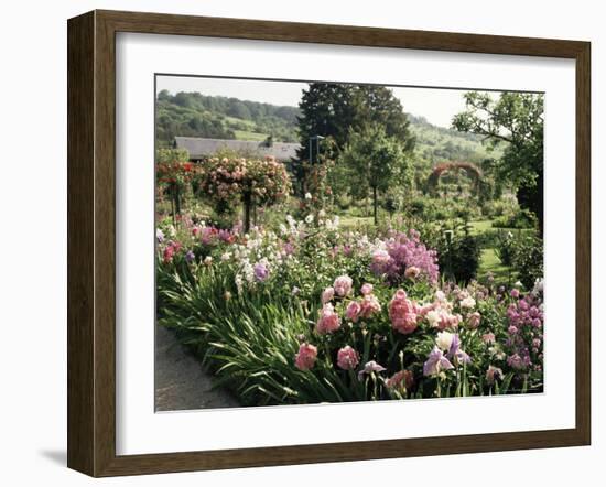 Garden, Monet's House, Giverny, Haute Normandie (Normandy), France-Ken Gillham-Framed Photographic Print