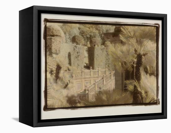 Garden, Montacadini , Italy-Theo Westenberger-Framed Stretched Canvas