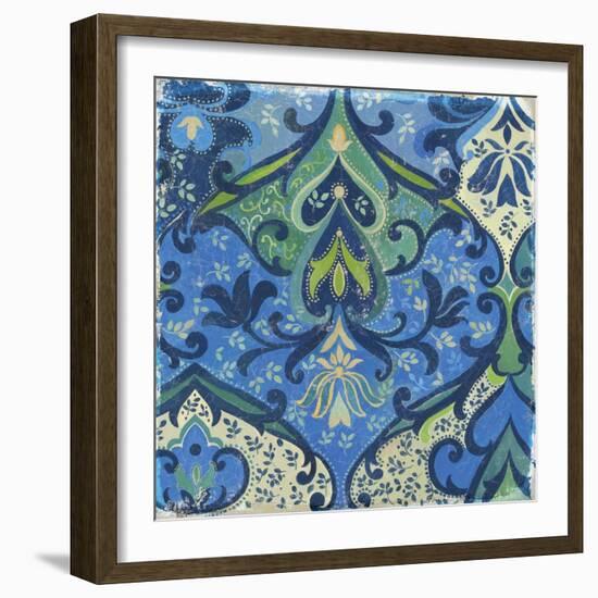 Garden Mosaic II-Anna Polanski-Framed Art Print