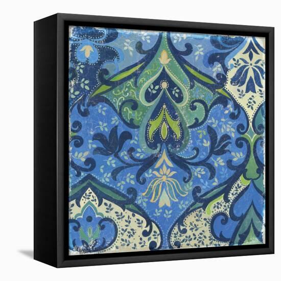 Garden Mosaic II-Anna Polanski-Framed Stretched Canvas