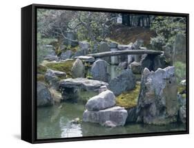 Garden, Nijo Castle, Kyoto, Japan, Asia-Robert Harding-Framed Stretched Canvas