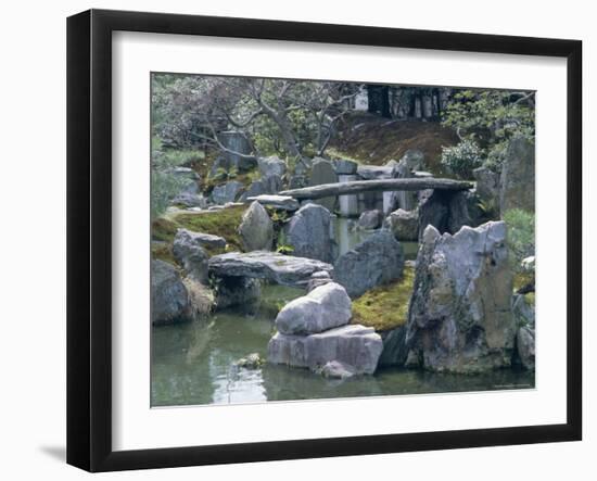 Garden, Nijo Castle, Kyoto, Japan, Asia-Robert Harding-Framed Photographic Print