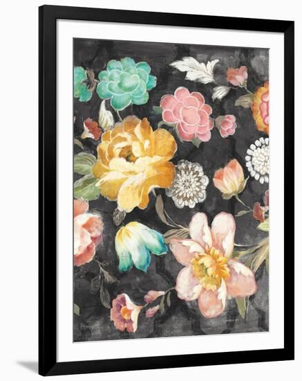 Garden of Delight Black III-Danhui Nai-Framed Art Print