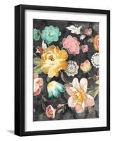 Garden of Delight Black III-Danhui Nai-Framed Art Print