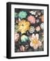 Garden of Delight Black III-Danhui Nai-Framed Art Print