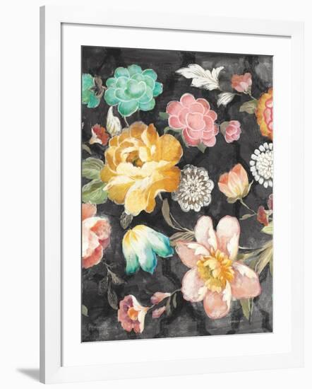 Garden of Delight Black III-Danhui Nai-Framed Art Print