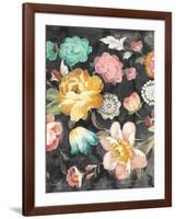 Garden of Delight Black III-Danhui Nai-Framed Art Print