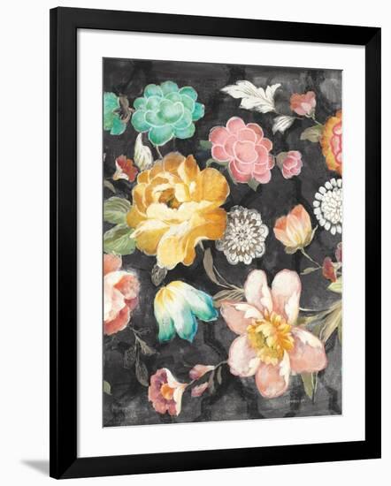 Garden of Delight Black III-Danhui Nai-Framed Art Print