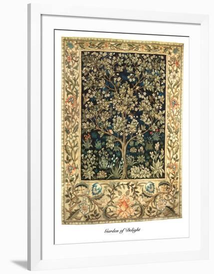 Garden of Delight-William Morris-Framed Art Print