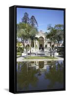 Garden of Dreams, Thamel, Kathmandu, Nepal, Asia-Ian Trower-Framed Stretched Canvas