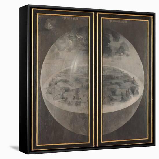 Garden of Earthly Delights, Creation of the World-Hieronymus Bosch-Framed Stretched Canvas