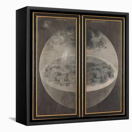 Garden of Earthly Delights, Creation of the World-Hieronymus Bosch-Framed Stretched Canvas