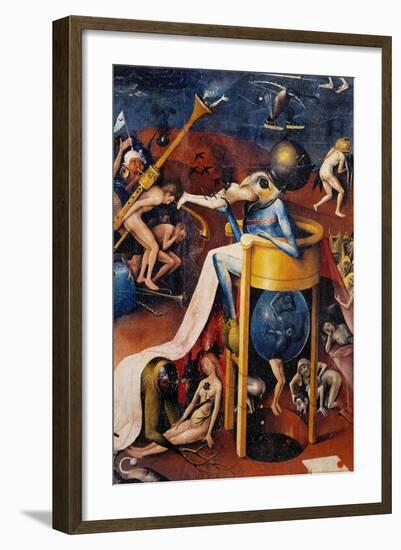 Garden of Earthly Delights-Hell Music-Hieronymus Bosch-Framed Art Print