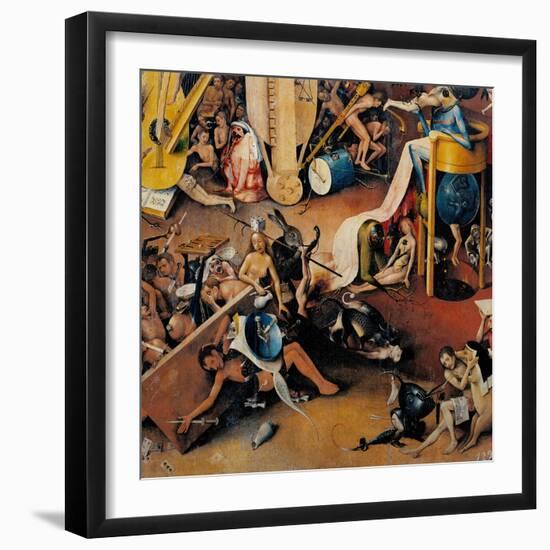 Garden of Earthly Delights-Hell Music-Hieronymus Bosch-Framed Art Print