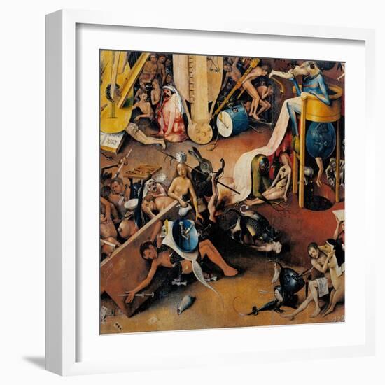 Garden of Earthly Delights-Hell Music-Hieronymus Bosch-Framed Art Print