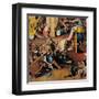 Garden of Earthly Delights-Hell Music-Hieronymus Bosch-Framed Art Print