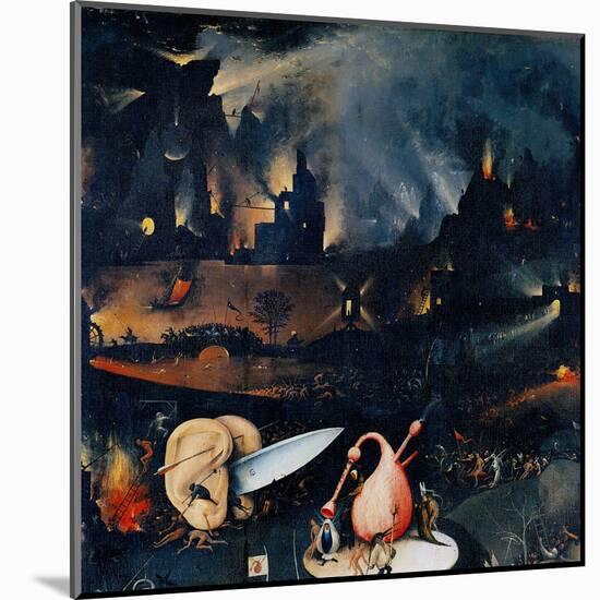 Garden of Earthly Delights-Hell Music-Hieronymus Bosch-Mounted Art Print