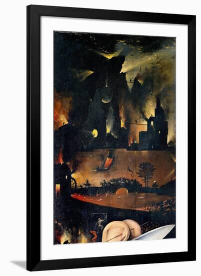 Garden of Earthly Delights-Hell Music-Hieronymus Bosch-Framed Art Print