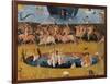 Garden of Earthly Delights,(Martyrs & Angels) by Hieronymus Bosch, c. 1503-04. Prado. Detail.-Hieronymus Bosch-Framed Art Print