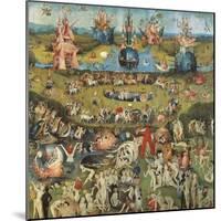 Garden of Earthly Delights,(Martyrs & Angels) by Hieronymus Bosch, c. 1503-04. Prado. Detail.-Hieronymus Bosch-Mounted Art Print