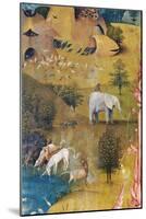 Garden of Earthly Delights-The Earthly Paradise-Hieronymus Bosch-Mounted Art Print