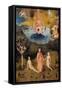 Garden of Earthly Delights-The Earthly Paradise-Hieronymus Bosch-Framed Stretched Canvas