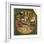 Garden of Earthly Delights-Hieronymus Van Aeken Bosch-Framed Premium Giclee Print