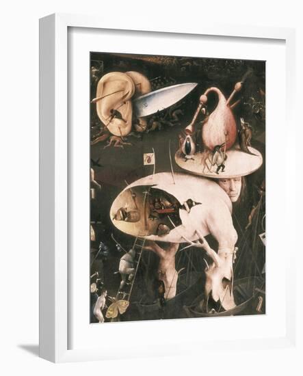 Garden of Earthly Delights-Hieronymus Bosch-Framed Art Print