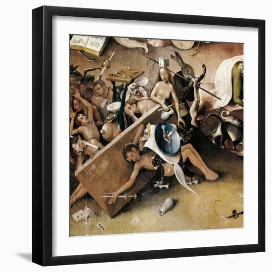 Garden of Earthly Delights-Hieronymus Bosch-Framed Art Print