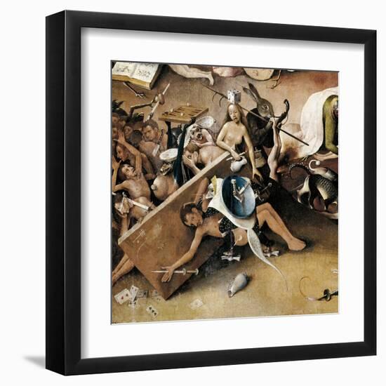 Garden of Earthly Delights-Hieronymus Bosch-Framed Art Print