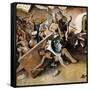 Garden of Earthly Delights-Hieronymus Bosch-Framed Stretched Canvas