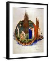 Garden Of Eden: Adam & Eve-null-Framed Giclee Print