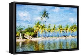 Garden of Eden - In the Style of Oil Painting-Philippe Hugonnard-Framed Stretched Canvas