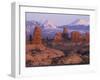 Garden of Eden with La Sal Mountains near Dusk, Arches National Park, Utah, USA-Jamie & Judy Wild-Framed Photographic Print