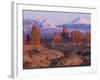 Garden of Eden with La Sal Mountains near Dusk, Arches National Park, Utah, USA-Jamie & Judy Wild-Framed Photographic Print