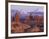 Garden of Eden with La Sal Mountains near Dusk, Arches National Park, Utah, USA-Jamie & Judy Wild-Framed Photographic Print