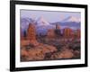 Garden of Eden with La Sal Mountains near Dusk, Arches National Park, Utah, USA-Jamie & Judy Wild-Framed Photographic Print