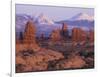 Garden of Eden with La Sal Mountains near Dusk, Arches National Park, Utah, USA-Jamie & Judy Wild-Framed Photographic Print