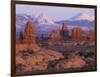 Garden of Eden with La Sal Mountains near Dusk, Arches National Park, Utah, USA-Jamie & Judy Wild-Framed Photographic Print