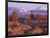 Garden of Eden with La Sal Mountains near Dusk, Arches National Park, Utah, USA-Jamie & Judy Wild-Framed Photographic Print