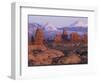 Garden of Eden with La Sal Mountains near Dusk, Arches National Park, Utah, USA-Jamie & Judy Wild-Framed Photographic Print